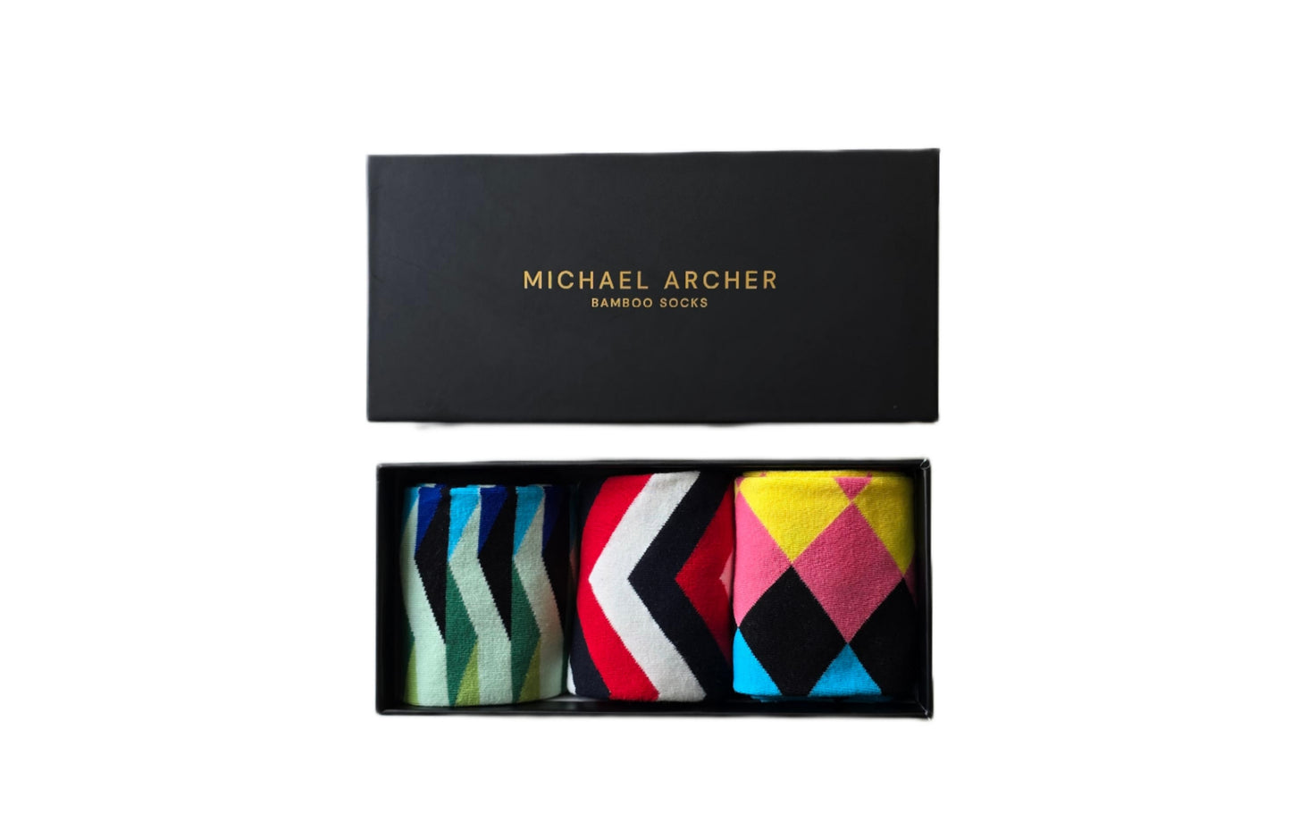 Colorful Gift Box Set - Geometric (3-pack) image 0