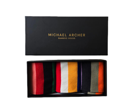 Colorful Gift Box Set - Stripes (3-pack) image 0